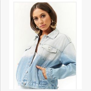 Dip Dye Denim Jacket